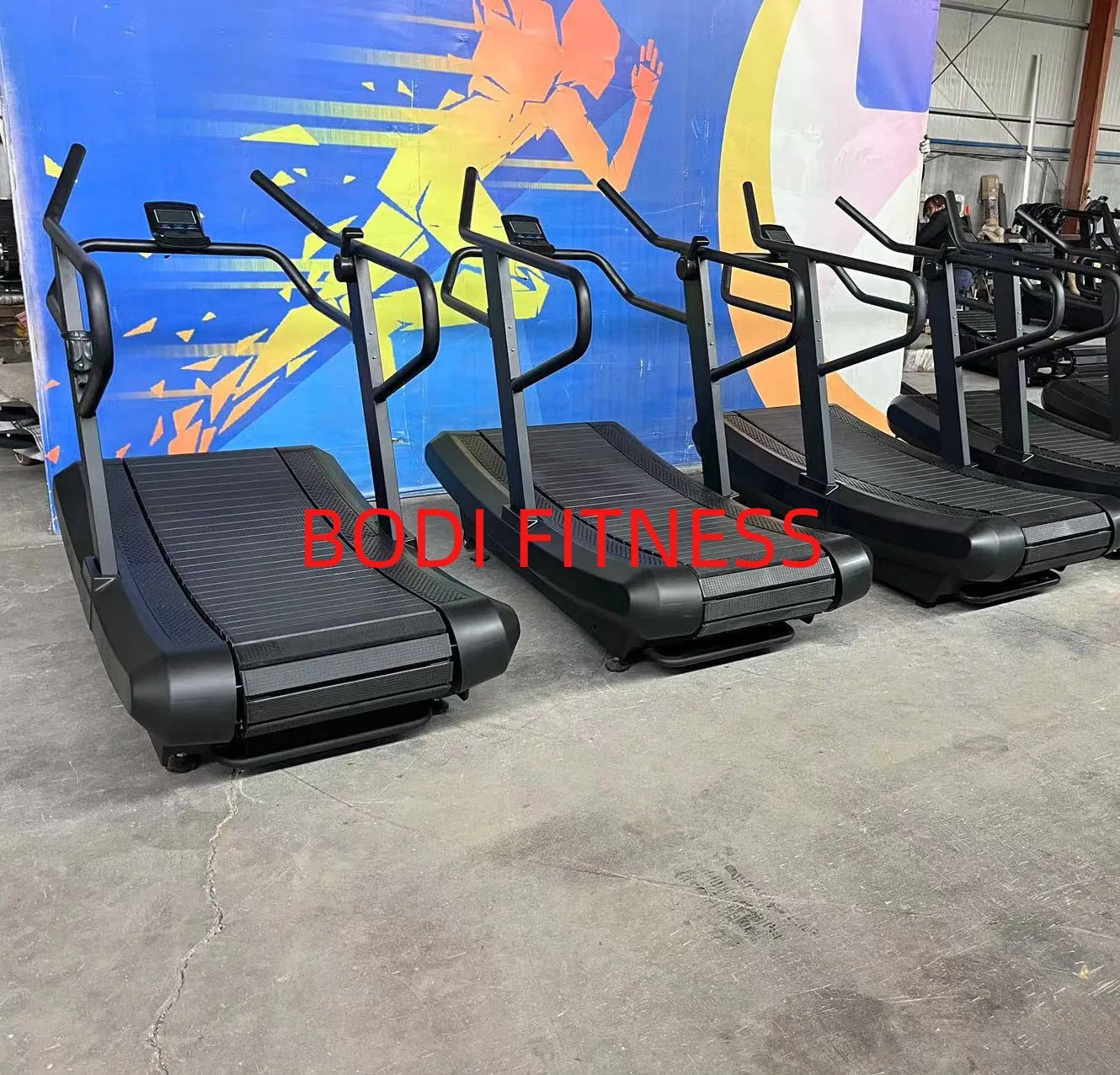 New Type Running Machines Manual Treadmill Fitness Unpowered Curved Gym Treadmill