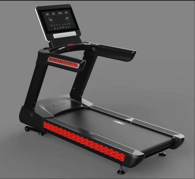 Commercial Treadmill Touch Screen Industrial Grade Gym Fitness Equipment Commercial Treadmill Aerobic Workouts