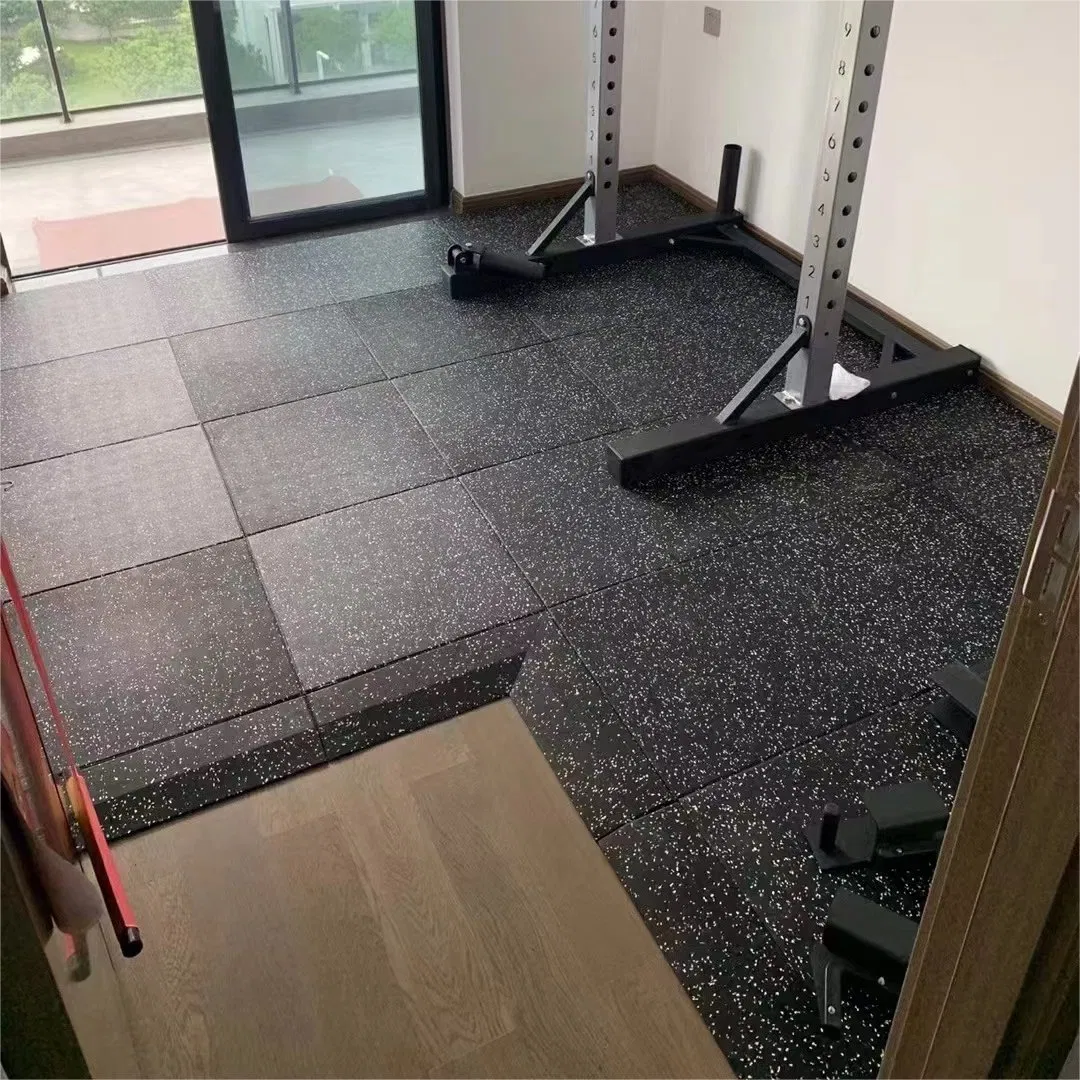 Anti-Static High Quality Flexibility Gym Floor Rubber Mat for Commercial Use