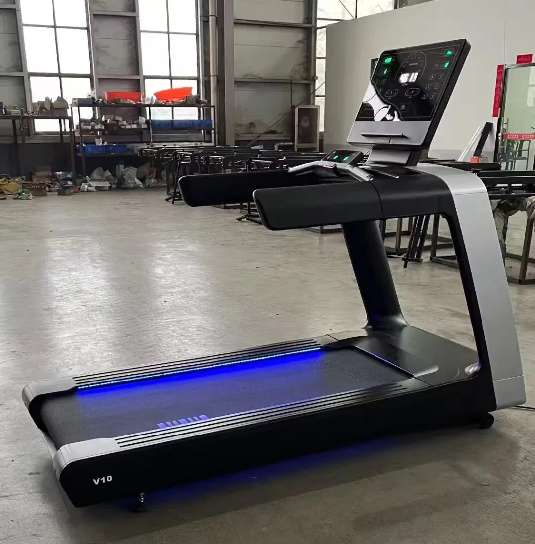 Heavy Duty Commercial Electric Treadmill From China Shock Absorption System LCD Display