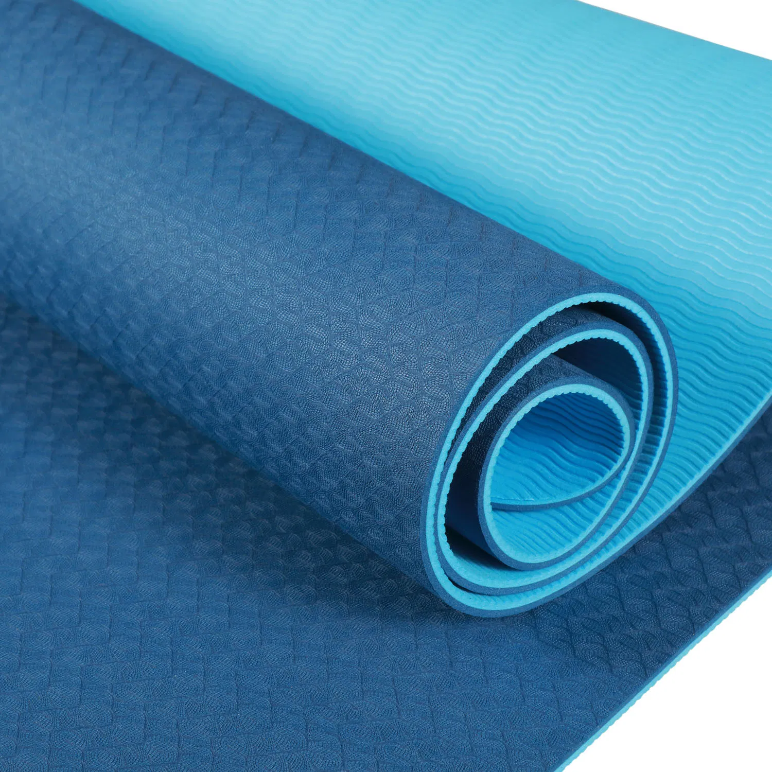 Anti Static Durable Gym Equipment Eco Friendly TPE PU Yoga Mat with Custom Pattern