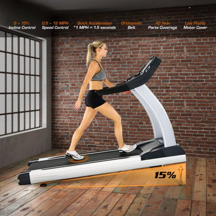 Hotsales Elite Runner Marathon Commercial Grade 400 Lb User Capacity Treadmill