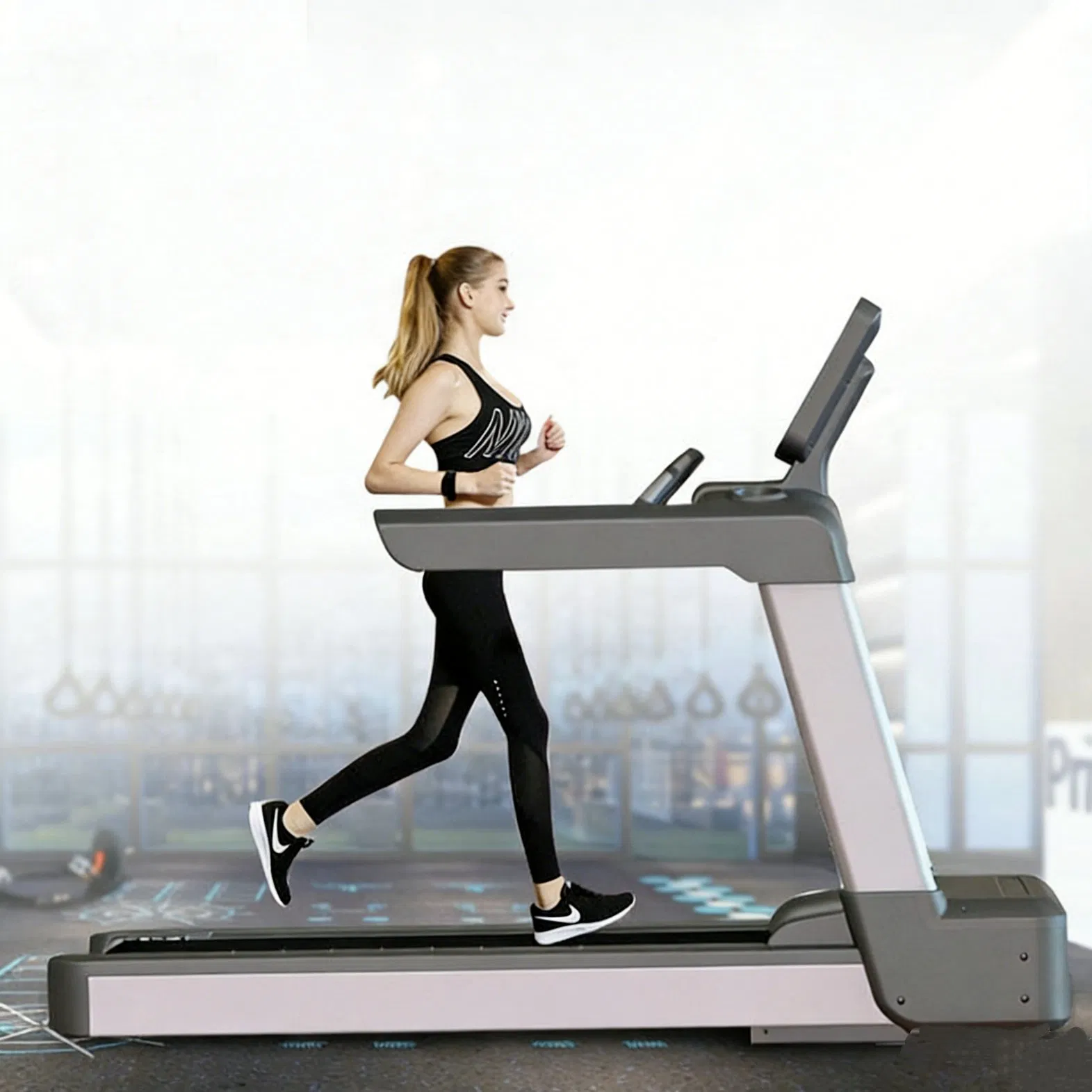 Heavy-Duty Commercial Treadmill with Auto Incline for Intense Workouts