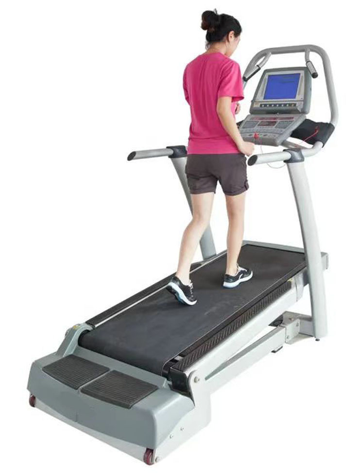 Popular Design Free-Motion Commercial Treadmill Incline Trainer with Workout TV (SK-09)