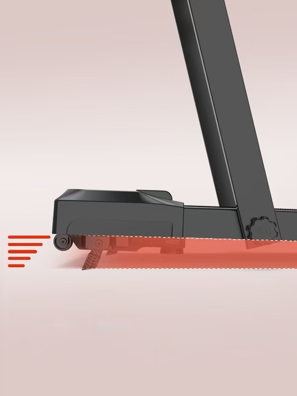 Electric Folding Treadmill Exercise Machine - Smart Compact Digital Fitness Treadmill Workout Trainer W/Bluetooth APP Sync, Manual Incline Adjustment, for Walk