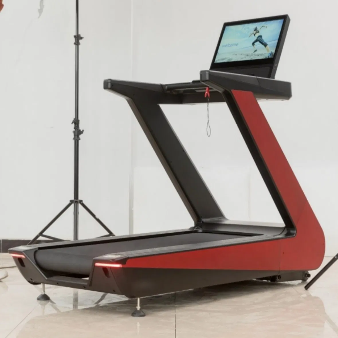 Heavy-Duty Fitness Equipment Treadmill with Silent Touchscreen Display