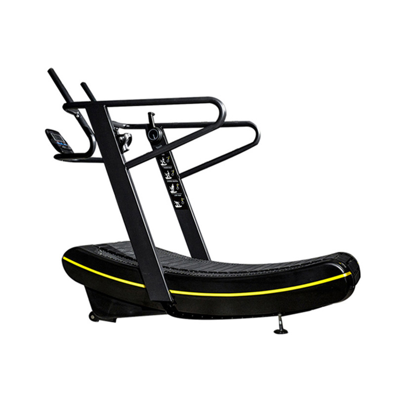 Best Commercial 250kg Non-Motorized Treadmill 1-20km/H Curved Treadmill Self-Propelled Manual Treadmill