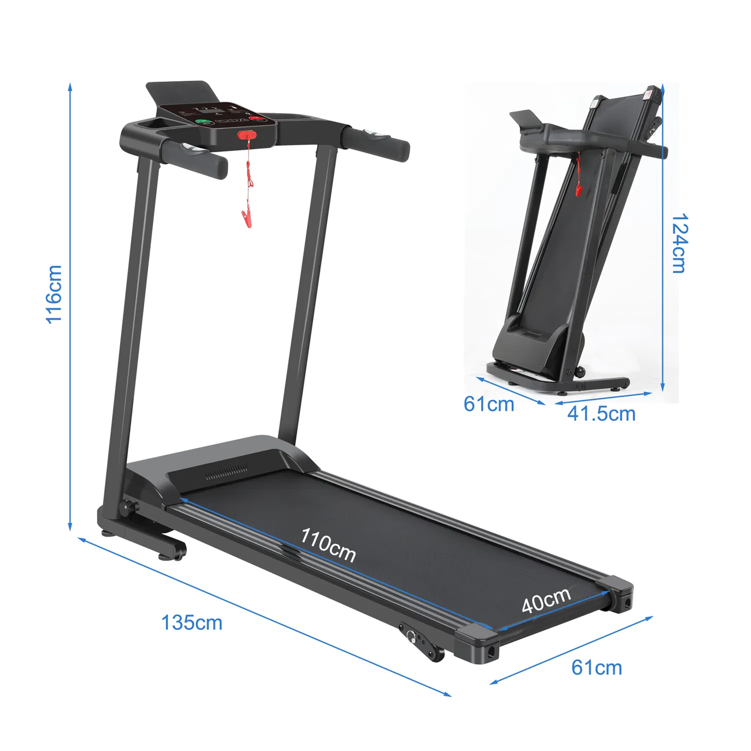 Manufacturer Easy Foldable Exercise Slimming Home Motion Fitness Electric Treadmill