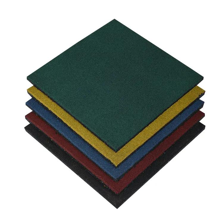 Wholesale Cross Fitness Gym Rubber Flooring Rolls Tiles Sports Rubber Mat Fitness Floor Rubber Gym Flooring