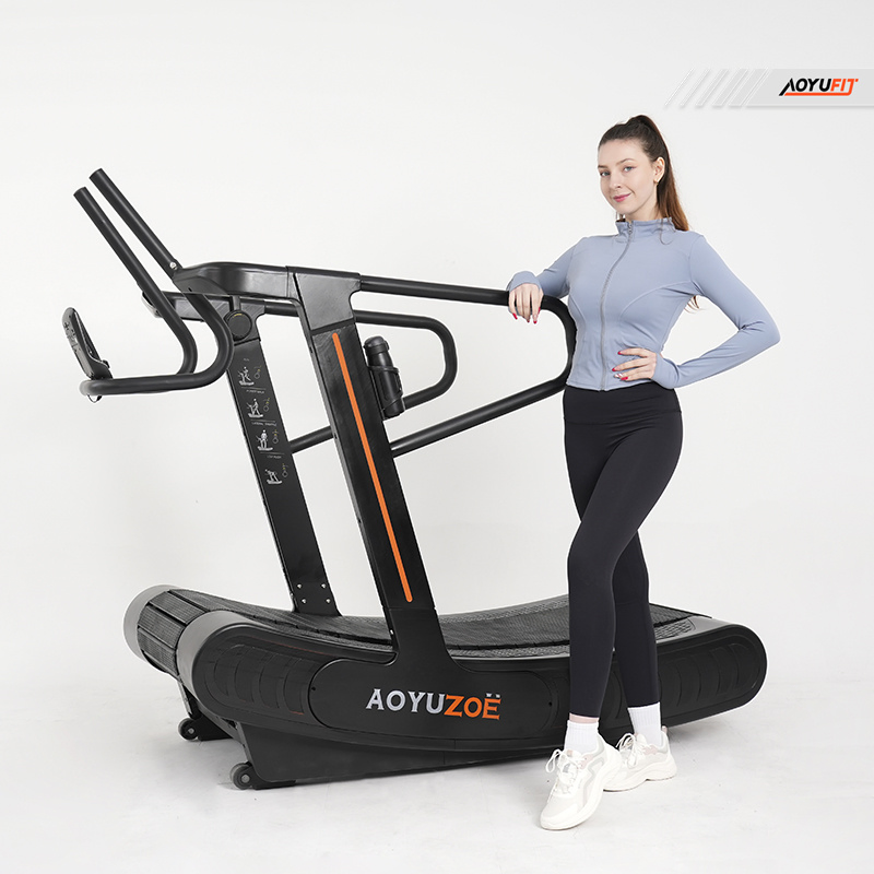 Professional Commercial Heavy Duty Self Generating Arc Unpowered Treadmill