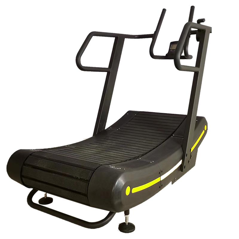 Sturdy Manual Curved Treadmill for Commercial Gym Equipment