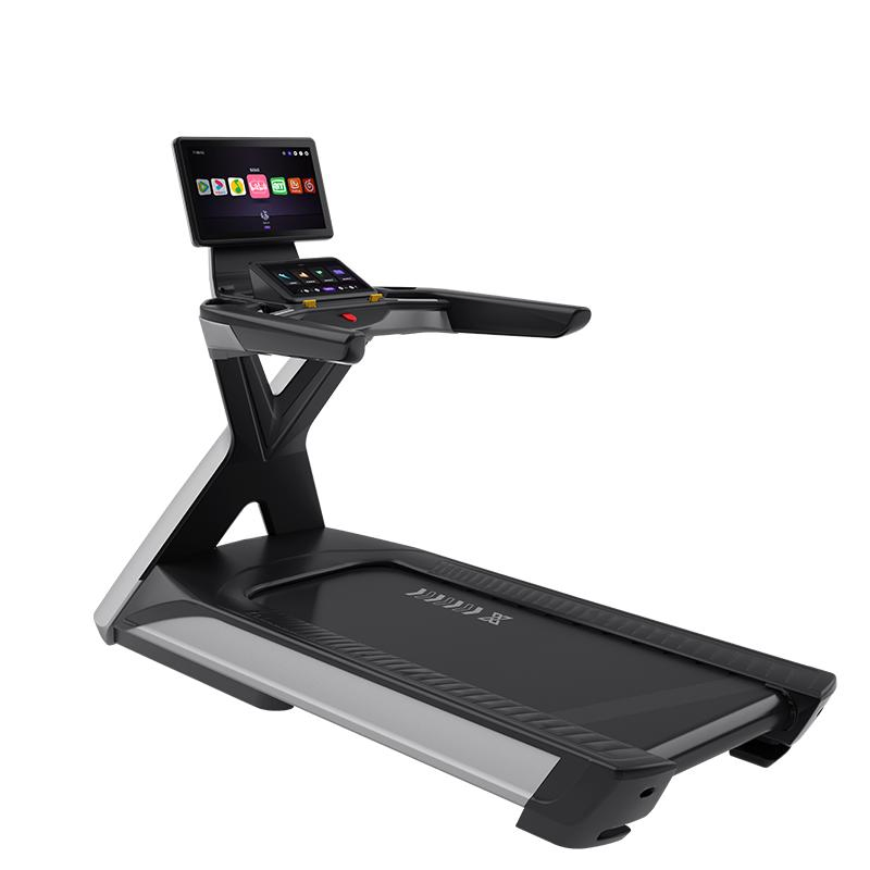 China Manufacturer with CE/En957/SGS/OHSAS/Imps 21.5 Inch Touch Screen Gym Commercial Grade Fitness Equipment Treadmill