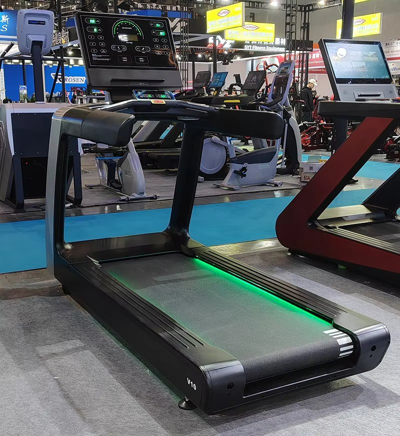Heavy Duty Commercial Electric Treadmill From China Shock Absorption System LCD Display