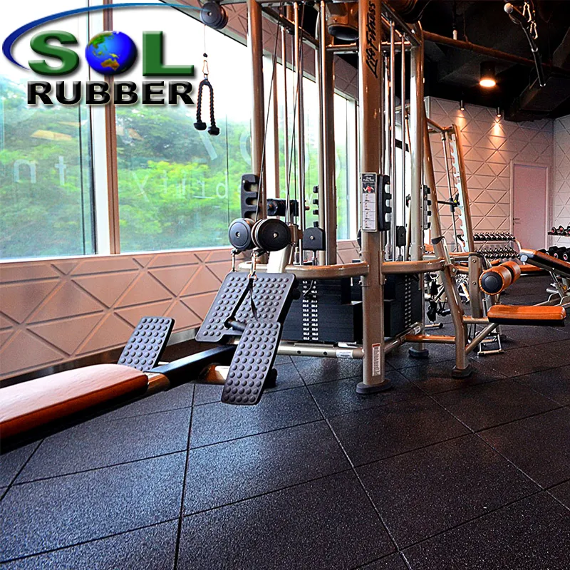 Anti-Static Rubber Gym Flooring
