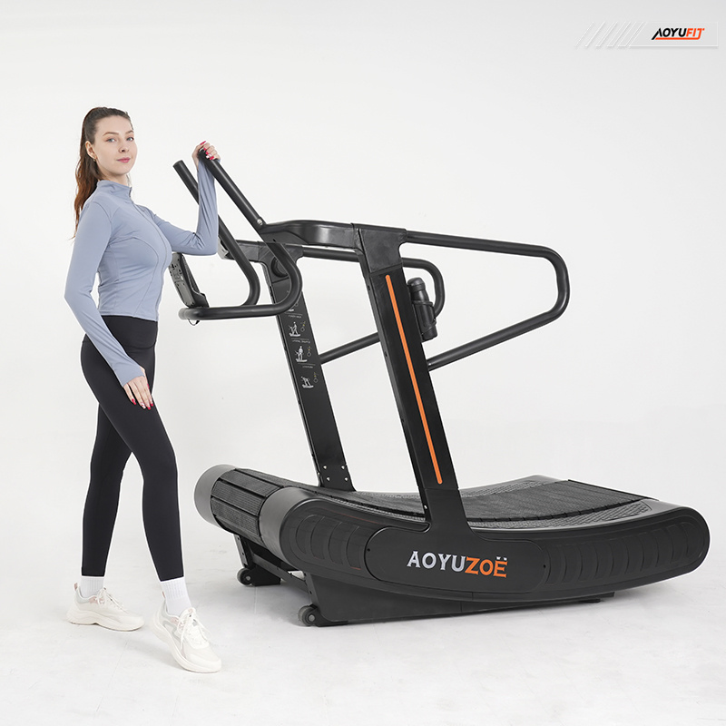 Professional Commercial Heavy Duty Self Generating Arc Unpowered Treadmill