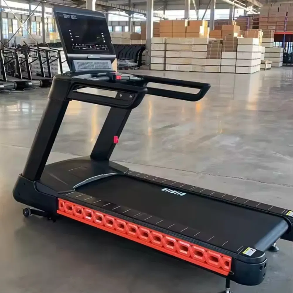 Commercial Treadmill Touch Screen Industrial Grade Gym Fitness Equipment Commercial Treadmill Aerobic Workouts