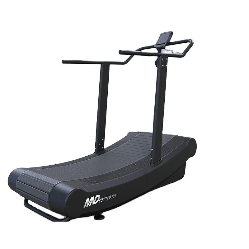Home Gym Commercial Manual Curved Cardio Training Non Motorized Treadmill