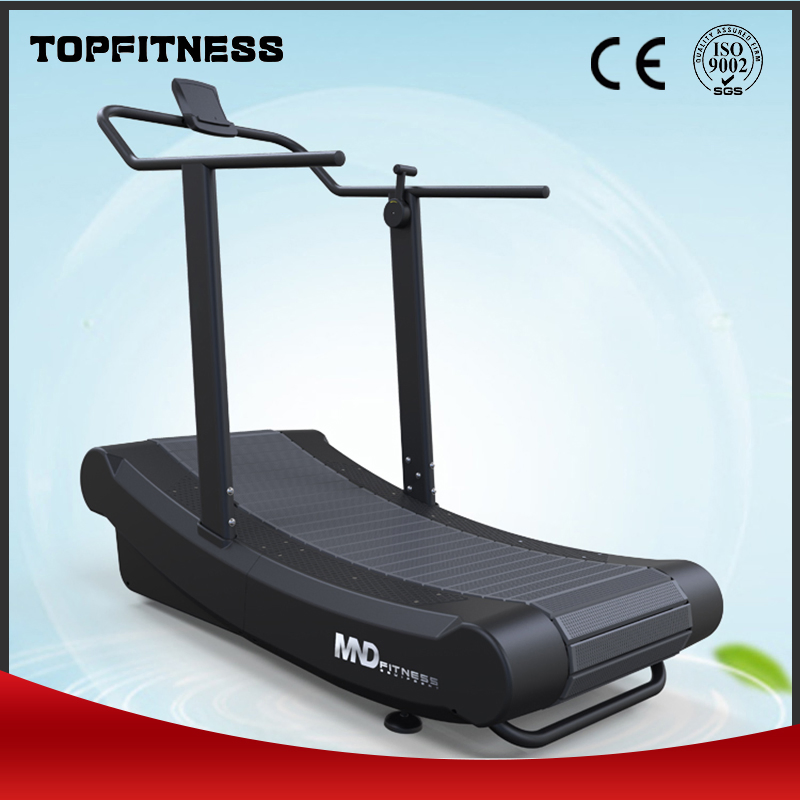 Sturdy Manual Curved Treadmill for Commercial Gym Equipment