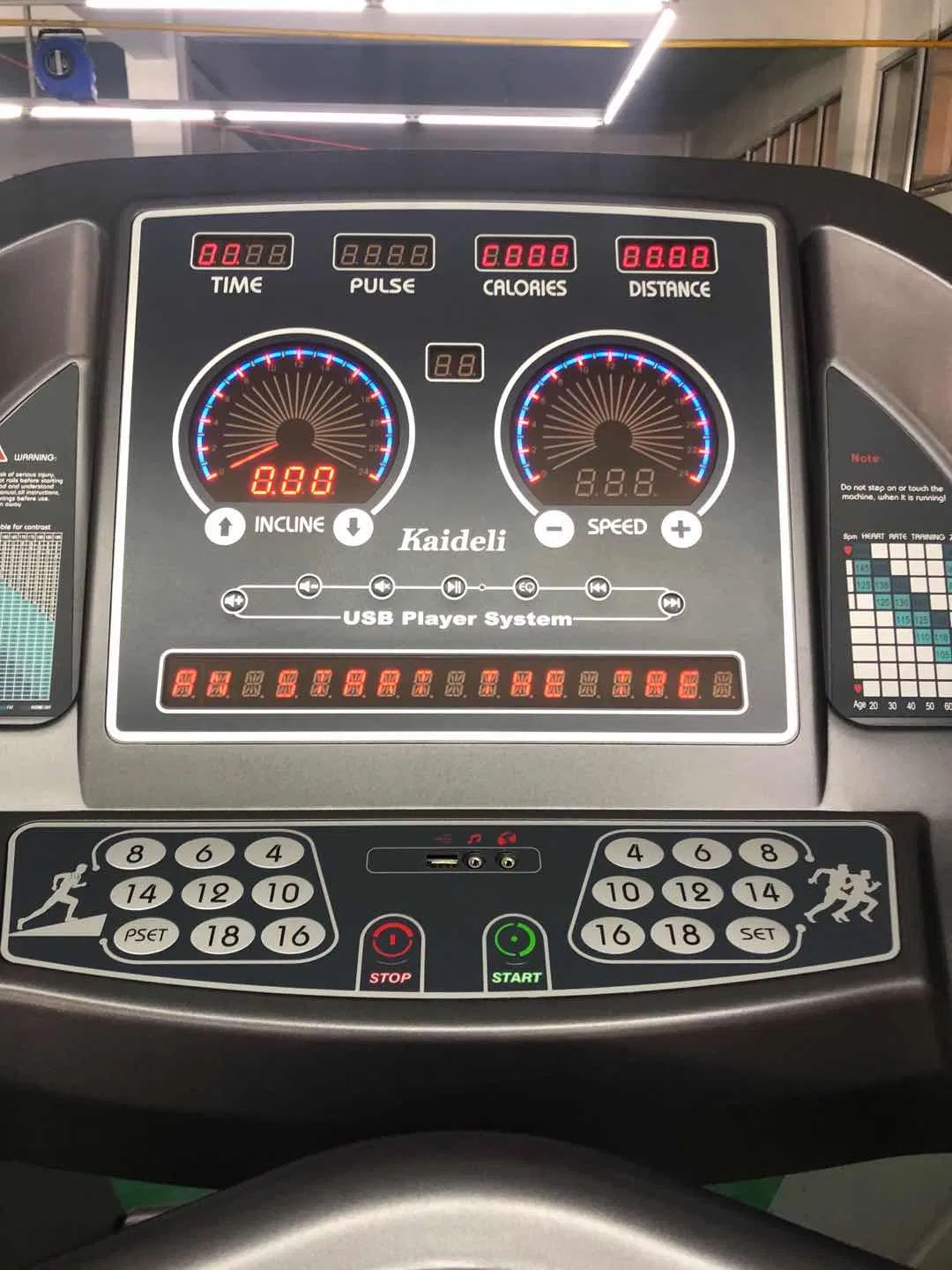 Commercial Heavy Duty Cardio Gym Equipment Motorized Electric Treadmill