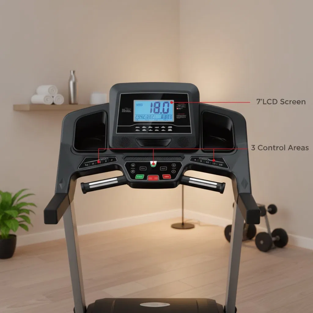 Healthmate Durable with Comfort Armrest Motorized Treadmill