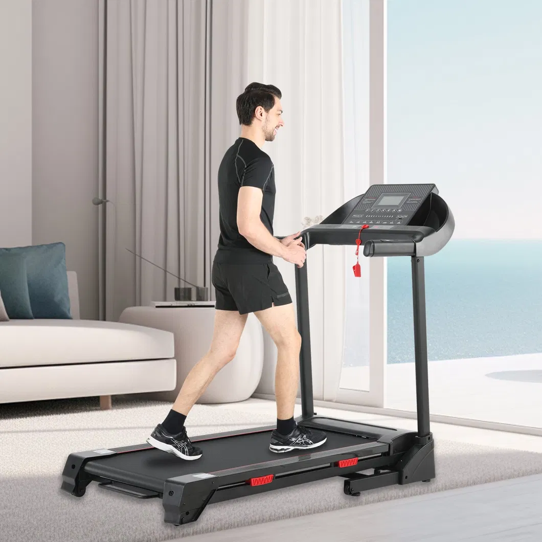 Folding Motorized Treadmill View 3