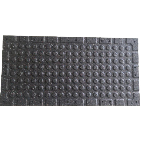 Zico 1000*500 Size Fashion High Sales EPDM Composite Rubber Gym Rubber Mat