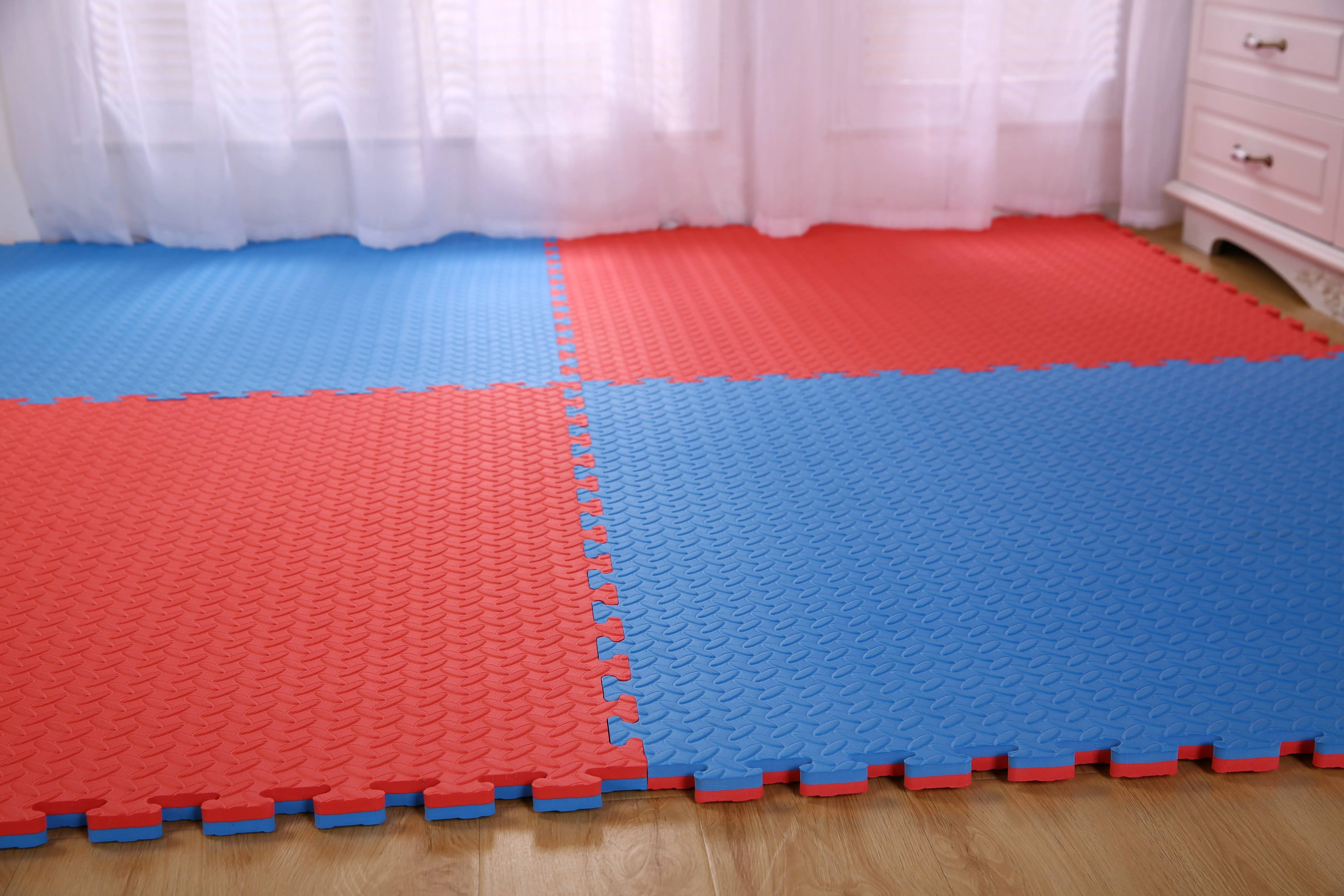 Martial Arts Jigsaw Floor Mats Gym Tatami Judo Interlocking Karate EVA 2025 New Fashion Jigsaw Puzzle EVA Foam, EVA 38-45 Degree