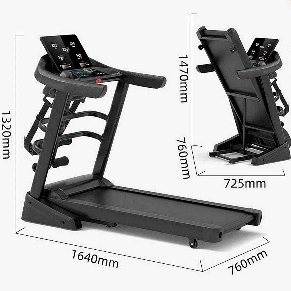 Gym Sports Fitness Electric Treadmill Running Machine Professional Foldable Home Motorized Treadmill