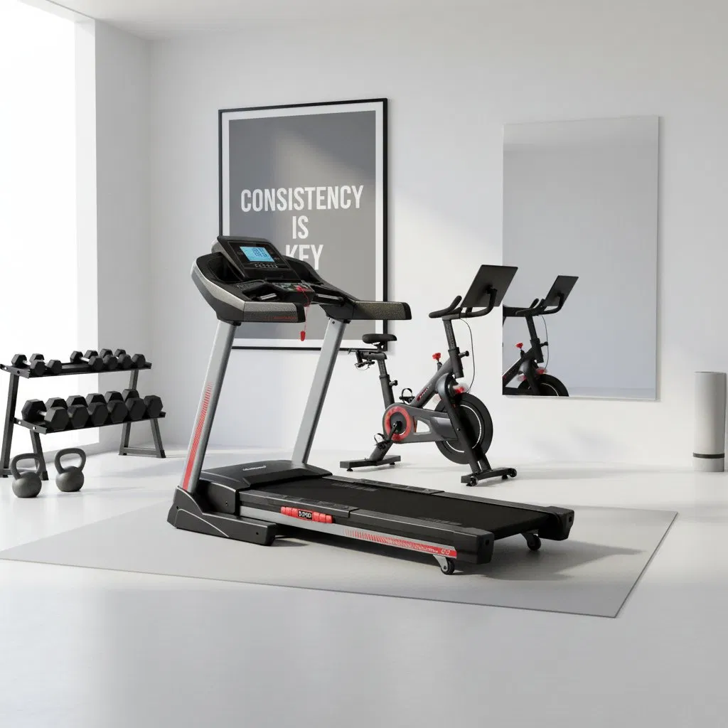 Healthmate Durable with Comfort Armrest Motorized Treadmill