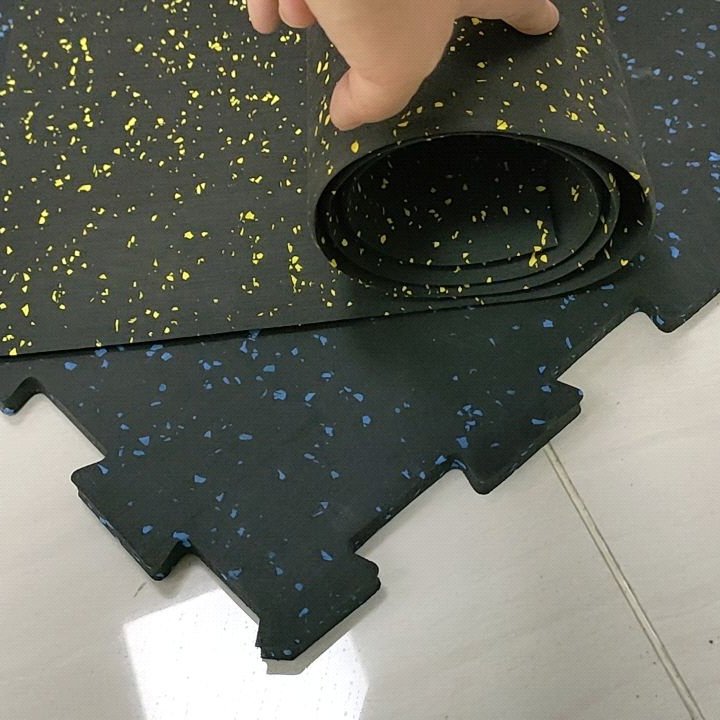 Fitness Sport Flooring Rubber Gym Mat Interlock Gym Tile Mat