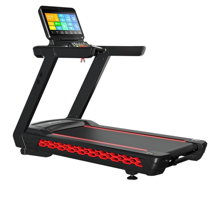 Commercial Treadmill Touch Screen Industrial Grade Gym Fitness Equipment Commercial Treadmill Aerobic Workouts