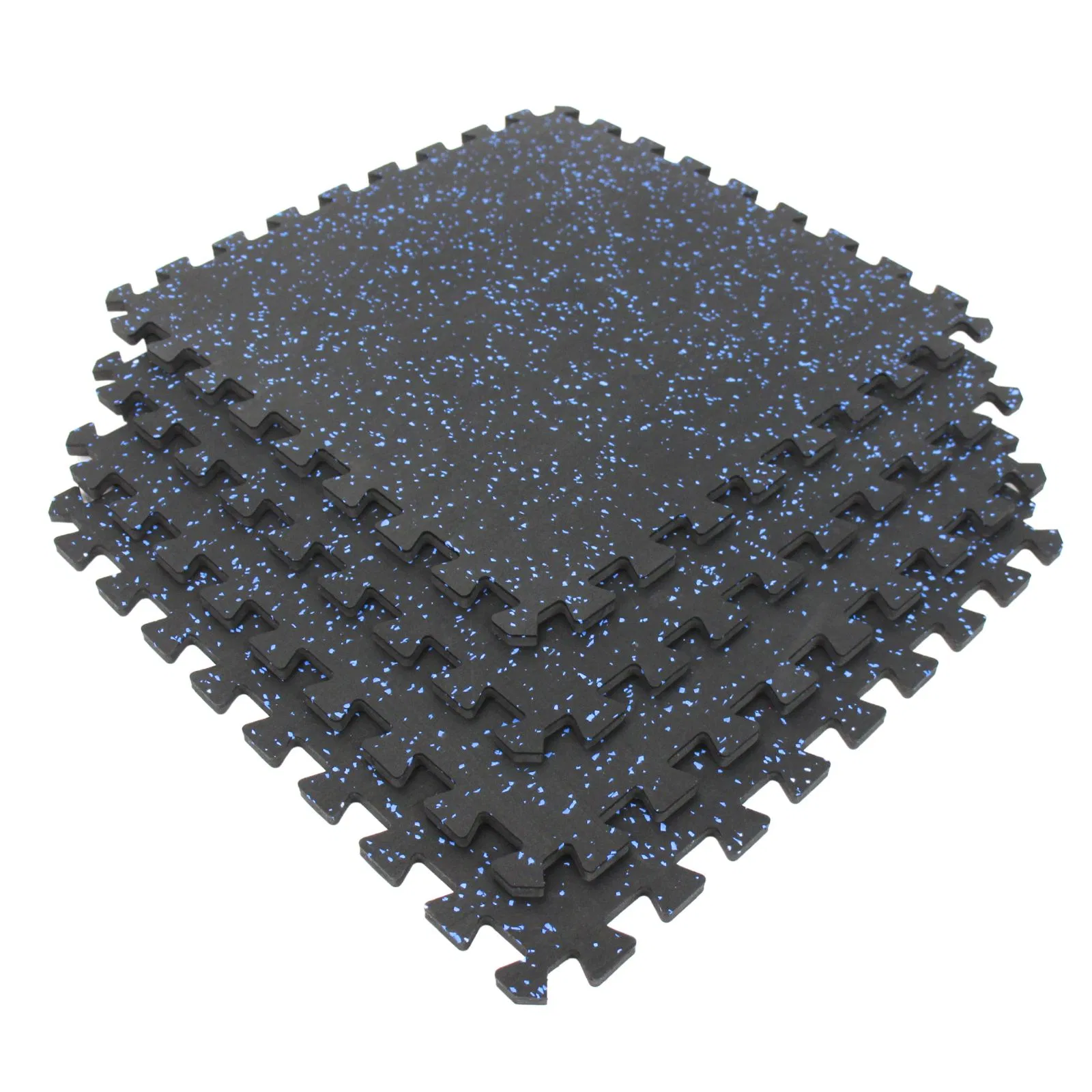 24in Durable High-Density EVA Interlocking Foam Mat Non-Slip Anti-Static Ocean/Grass Wooden Floor Tiles for Gym Use