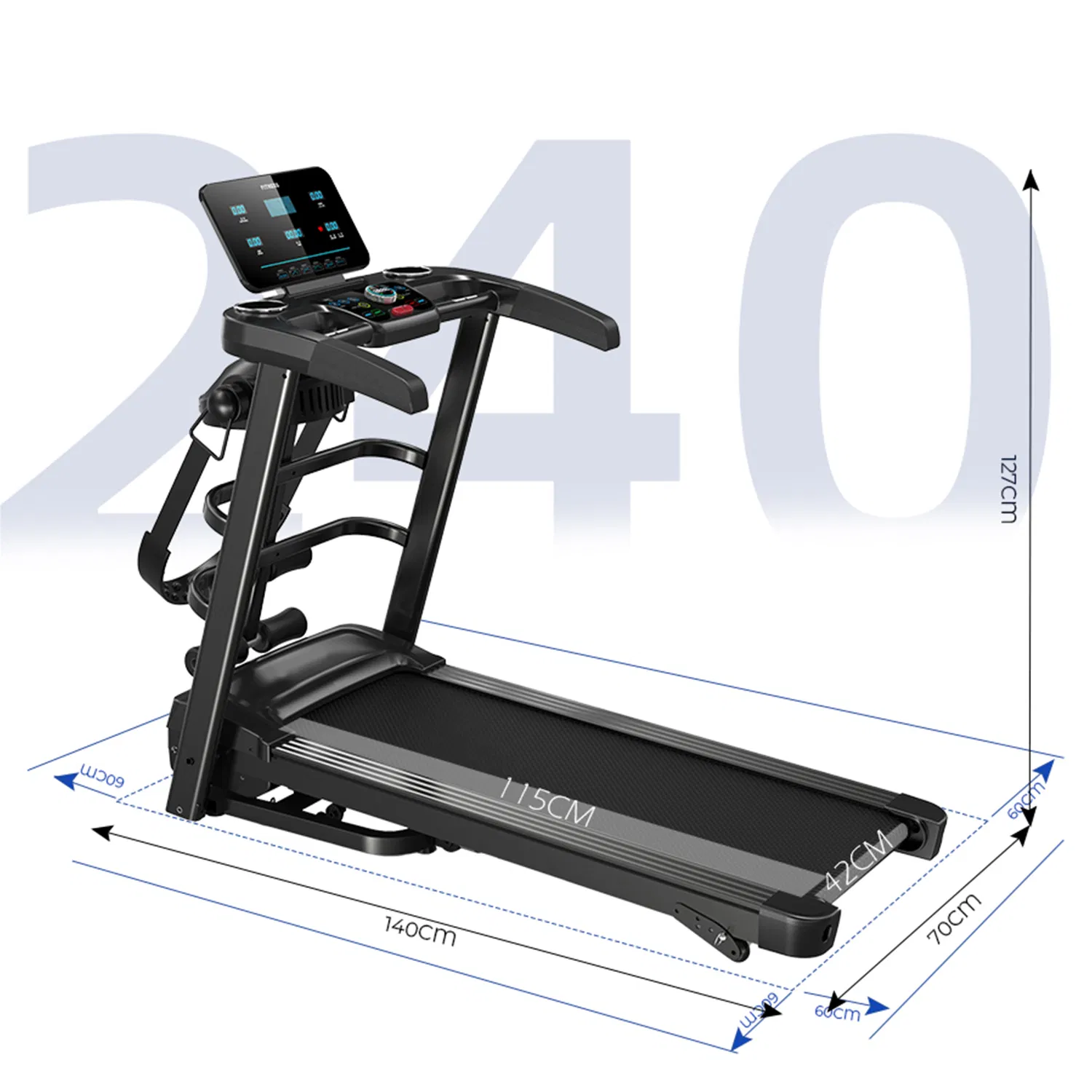 New Style Home Indoor Fitness Equipment Folding Electric Treadmill