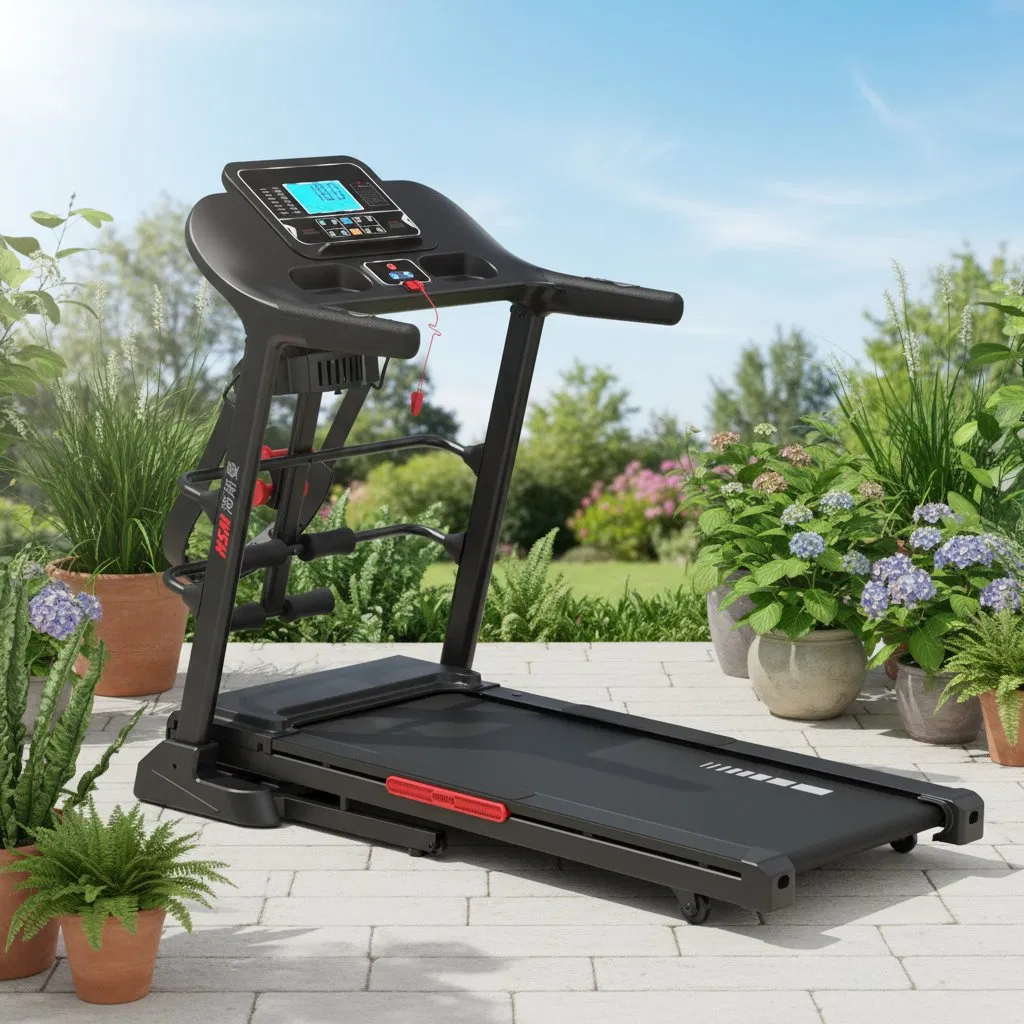 Hsm Customized Home Fitness Equipment LCD Screen Silent Running Machine Treadmill