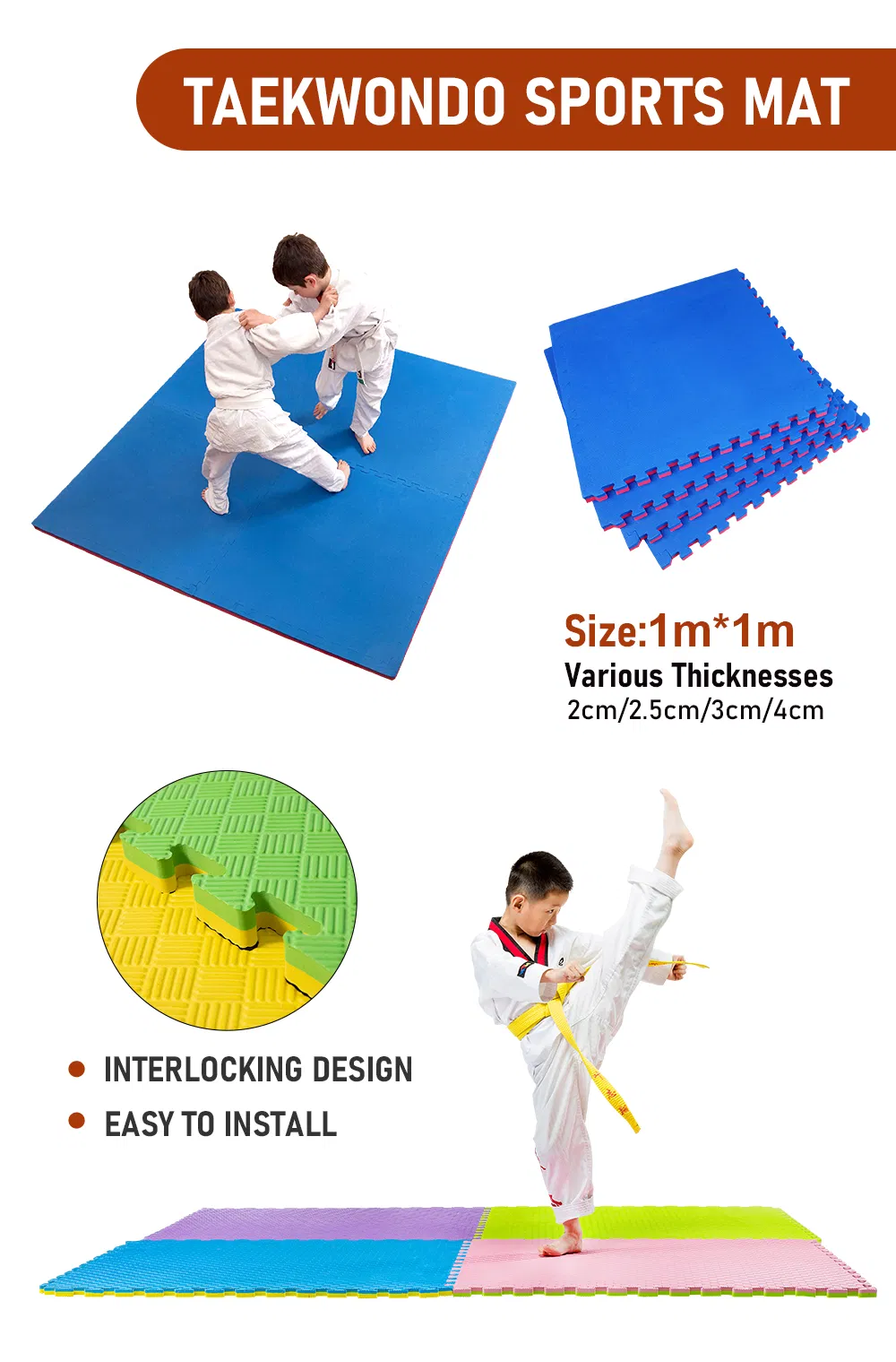 Martial Arts Mat Detail 2