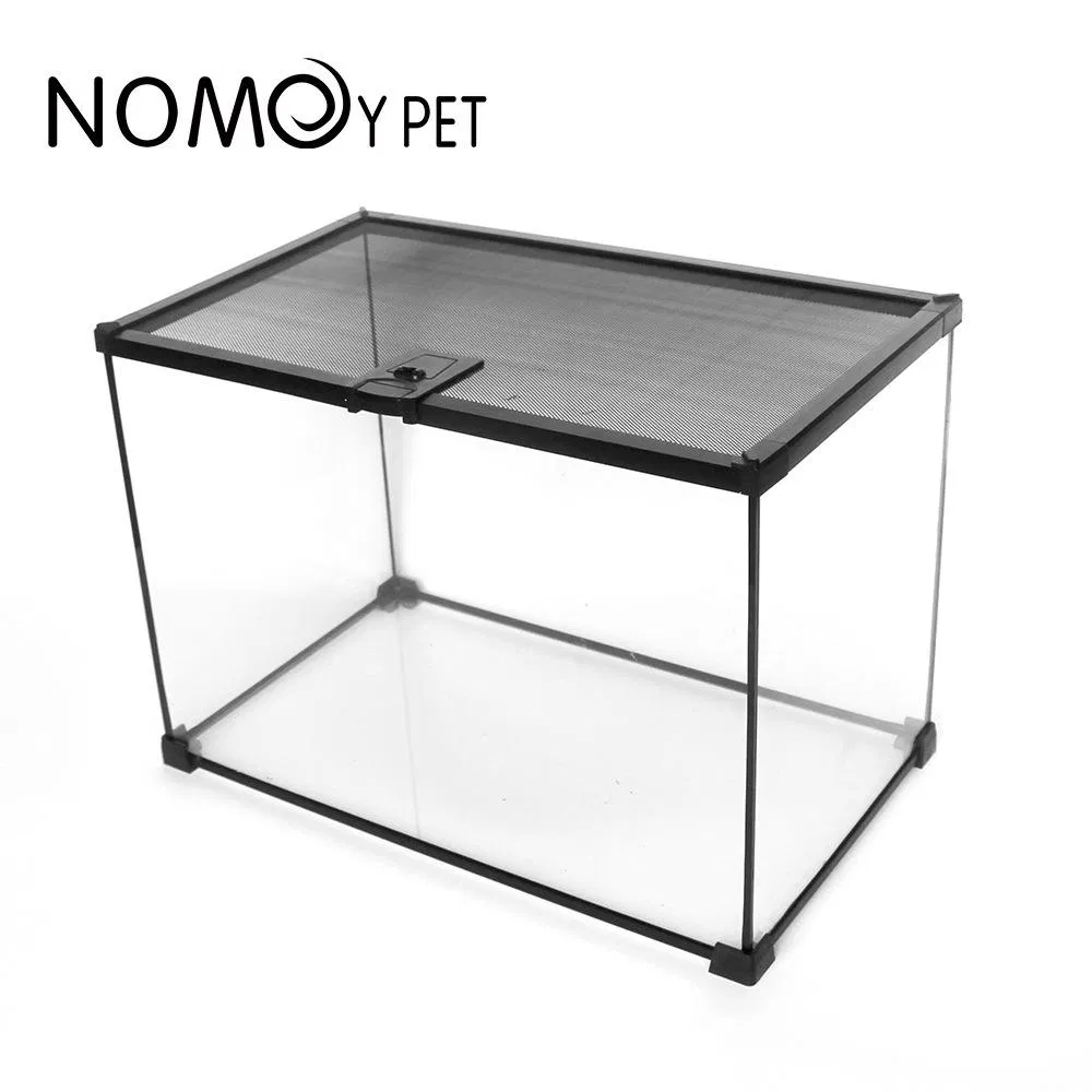 Multiple Size Small Glass Reptile Terrarium Bearded Dragon Lizard Enclosure