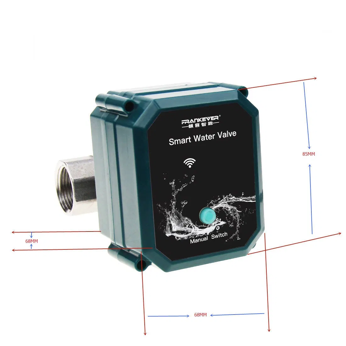 Tuya Garden Smart Intelligent WiFi/Zigbee Water Shut-off Valve Controller Automation Irrigation System