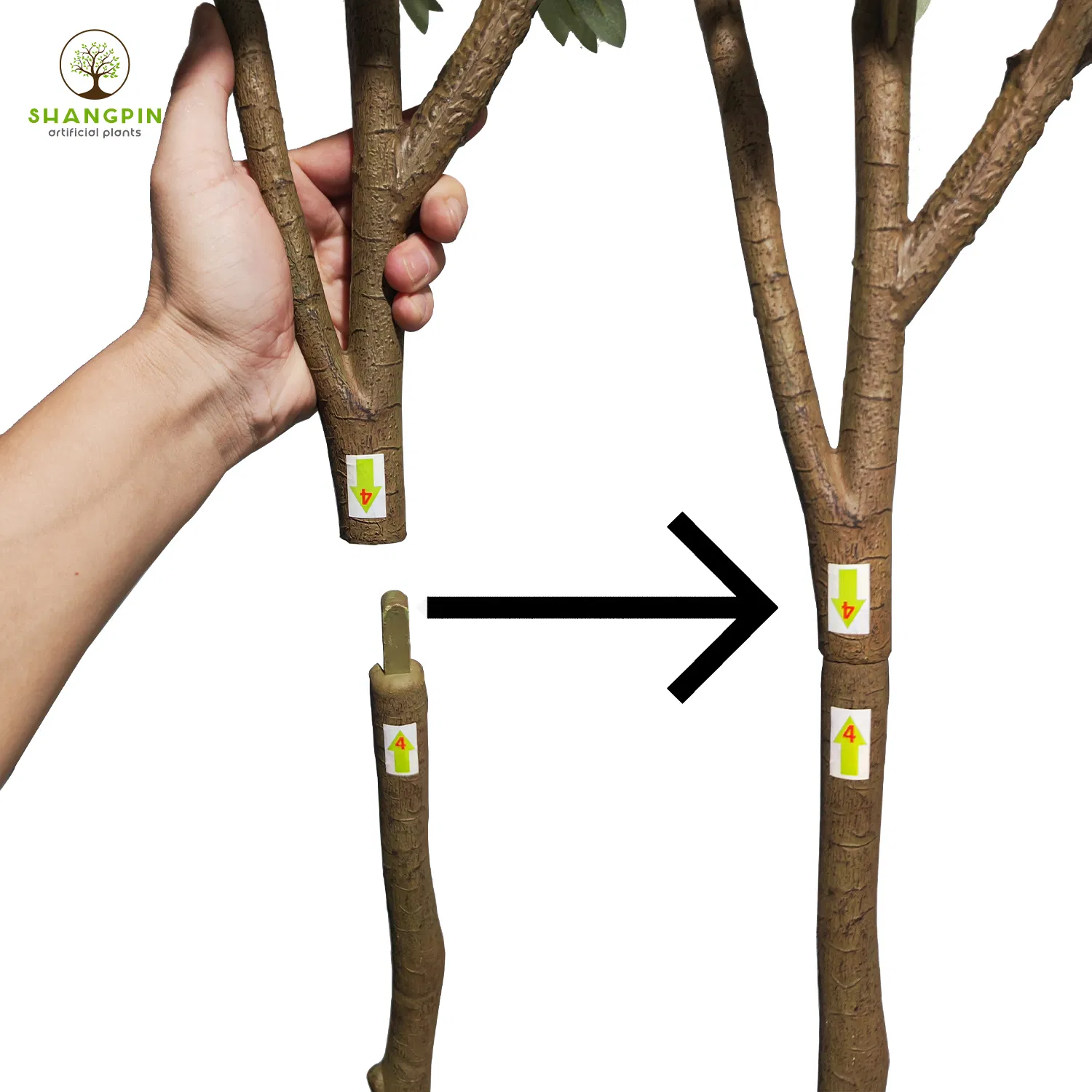 Detachable Artificial Olive Bonsai Potted Tree