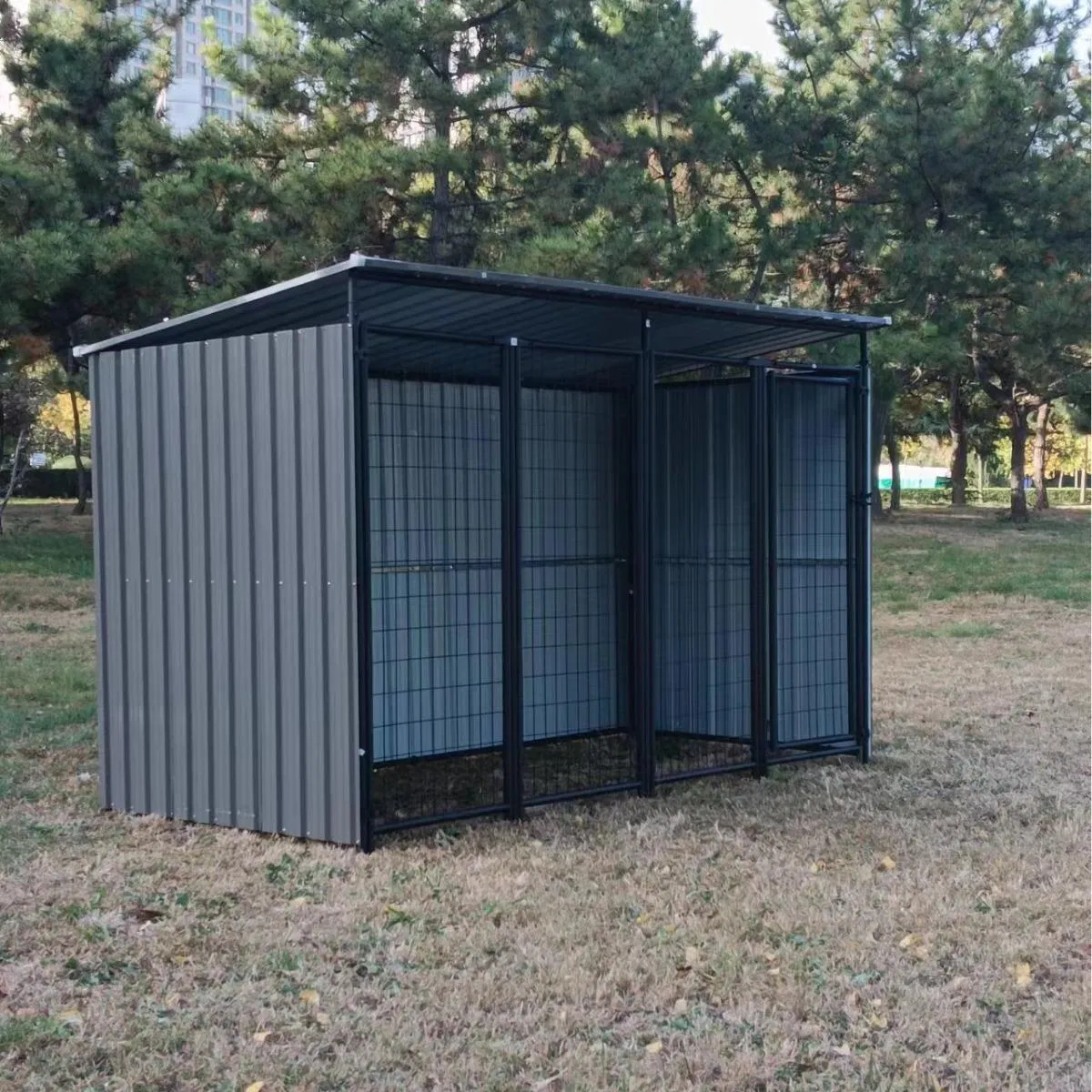 Factory Price Foldable Metal Pet Cage, Outdoor-Safe &amp; Reliable for Shipping