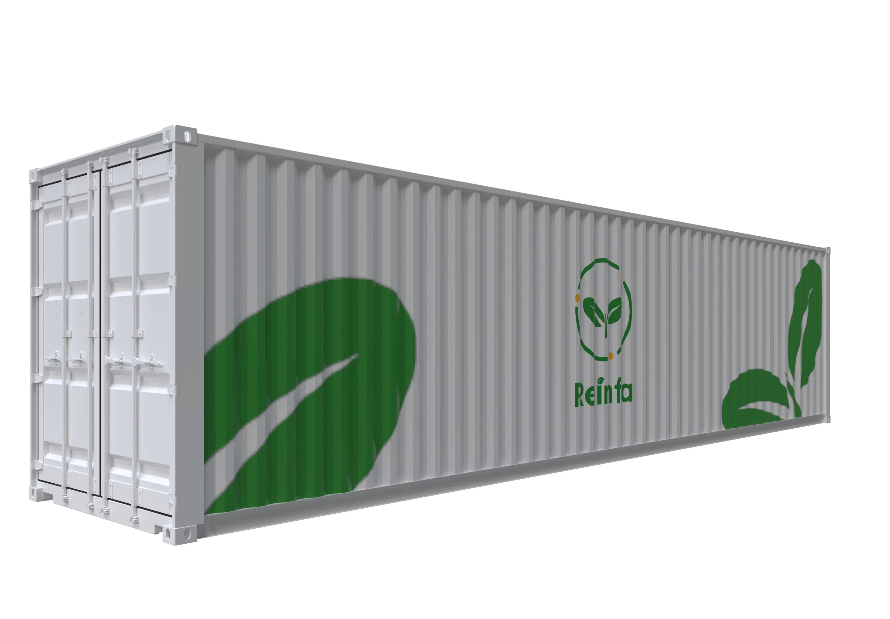 Automated Hydroponic Container Garden - Low Water Usage Leafy Greens Cultivation