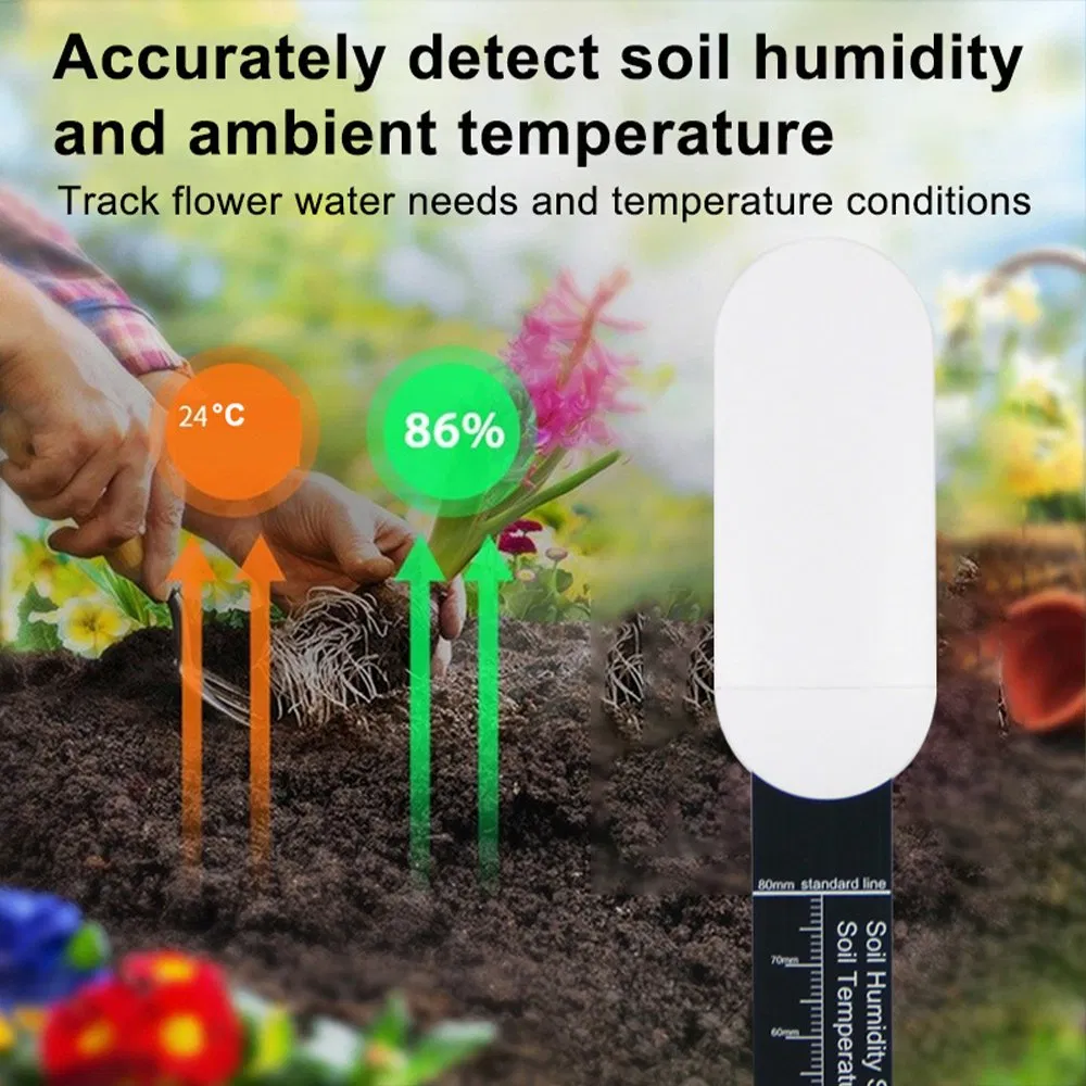 Zigbee Tuya Smart Soil Tester Temperature and Humidity Meter Thermohygrometer Garden Automation Irrigation Detector