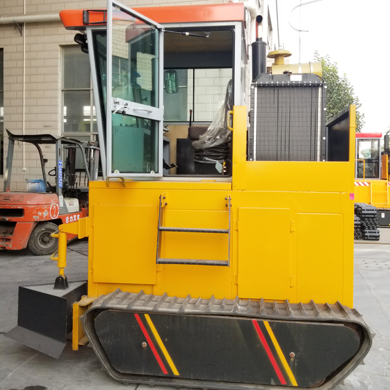 Automatic Fertilizer Chicken Manure Compost Equipment Crawler Type Compost Turner Machine