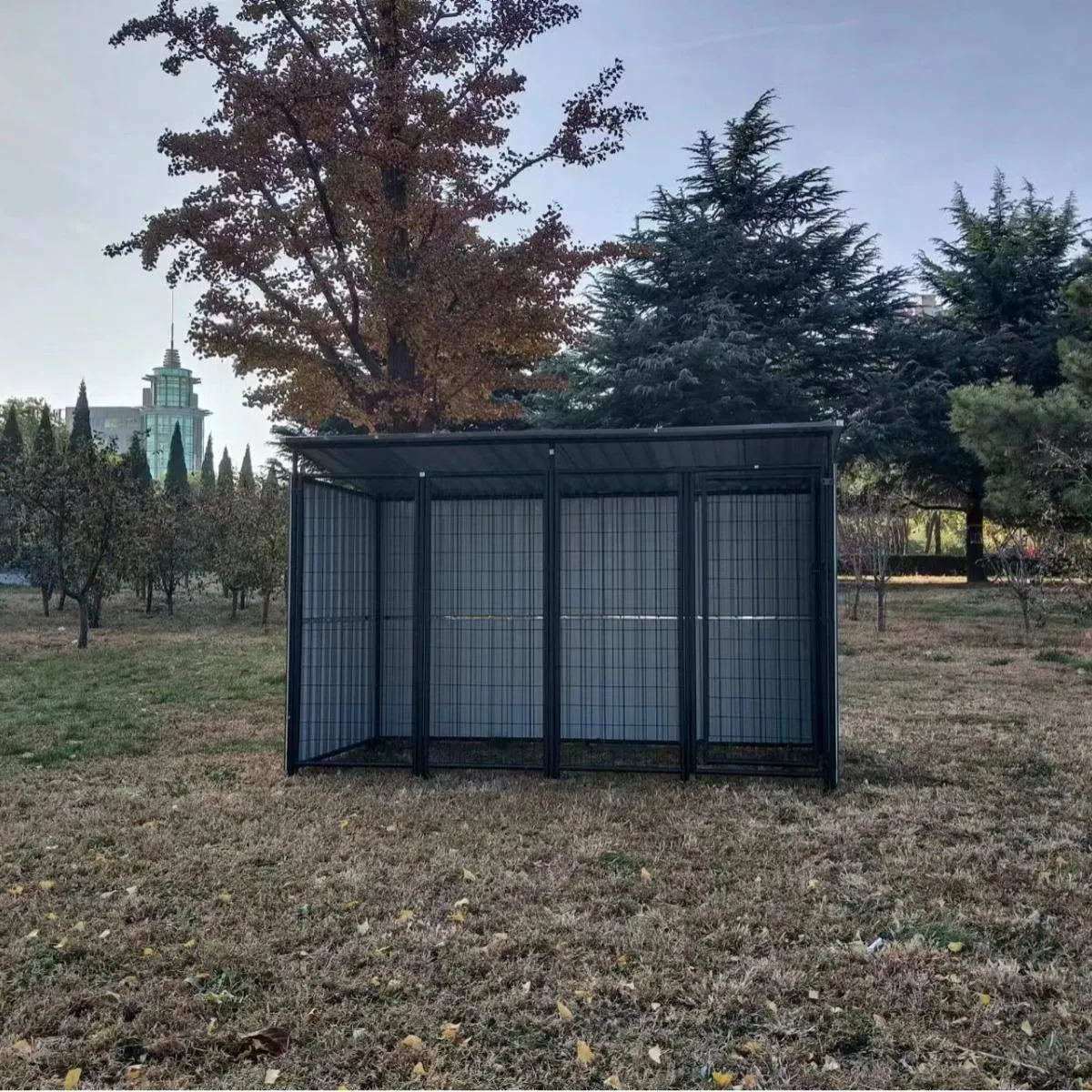 Factory Price Foldable Metal Pet Cage, Outdoor-Safe &amp; Reliable for Shipping