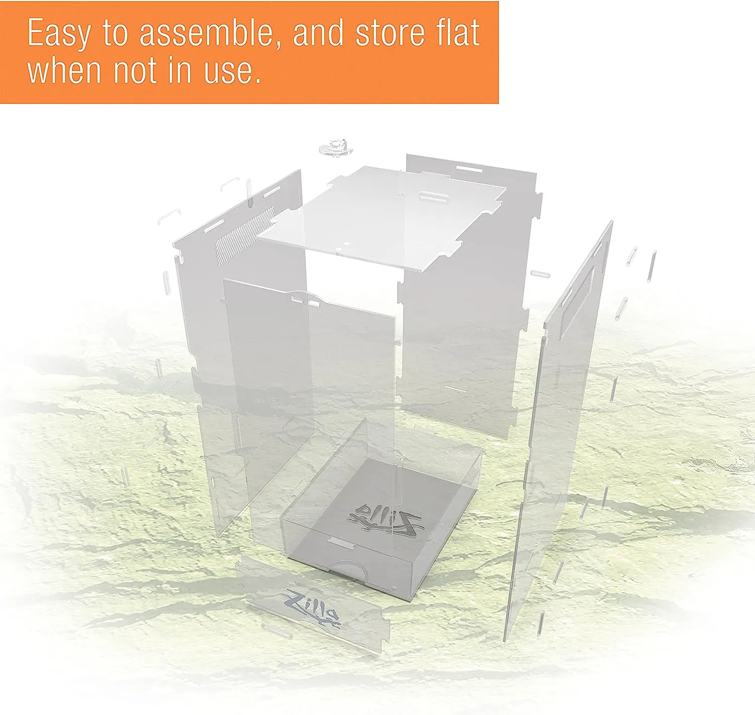 New Pet House Snake Rack Box Reptile Terrarium for Snake Lizards Tank