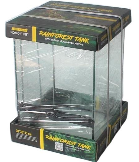 Small Naturalistic Terrarium Rainforest Habitat for Reptile Tortoise Snake