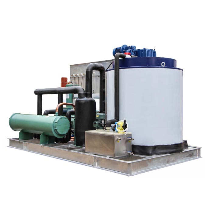 Industrial 5ton Ice Making Machine for Fish Processing Plant 10ton Fish Cooling Preservation Flake Ice Machine