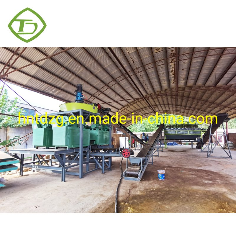 Environmental High Quality Bio Compost Organic Fertilizer Production Line for Sale