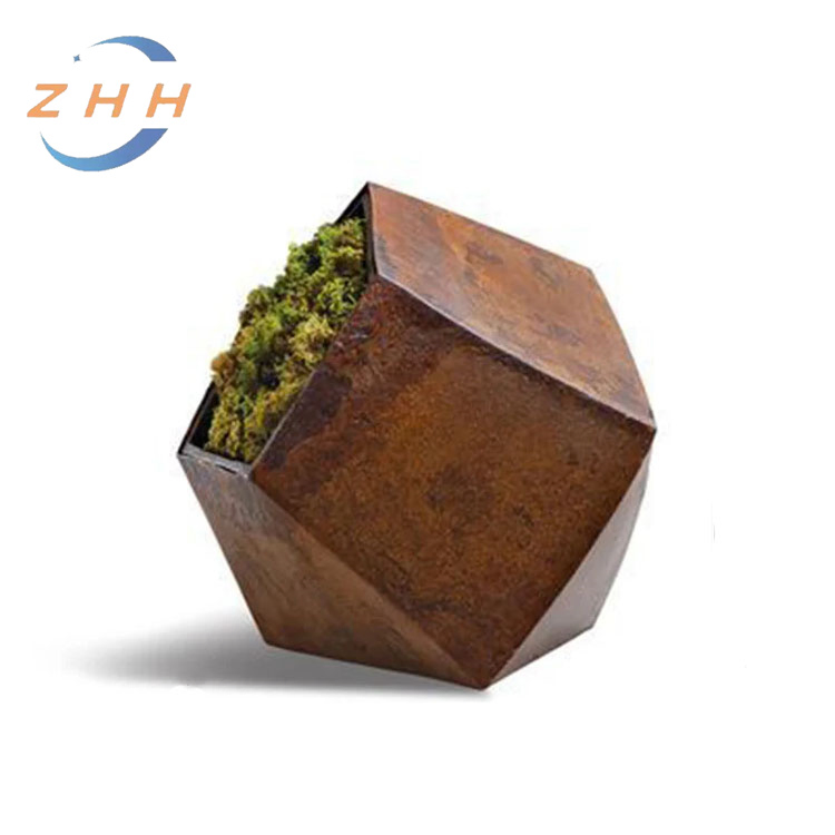 Customizable Corten Steel Planter Pot