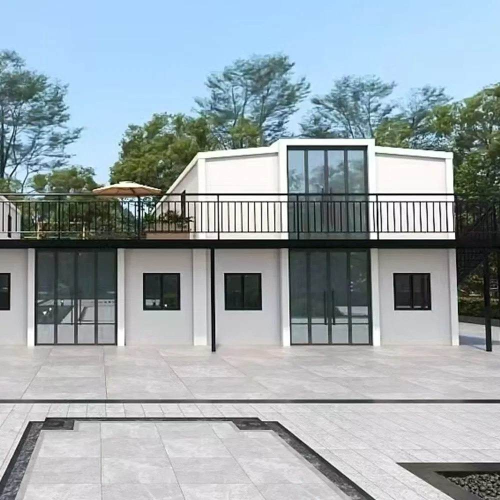 40FT Expandable Modular Steel with Rooftop Garden for Urban Eco-Lodge Expandable Container House