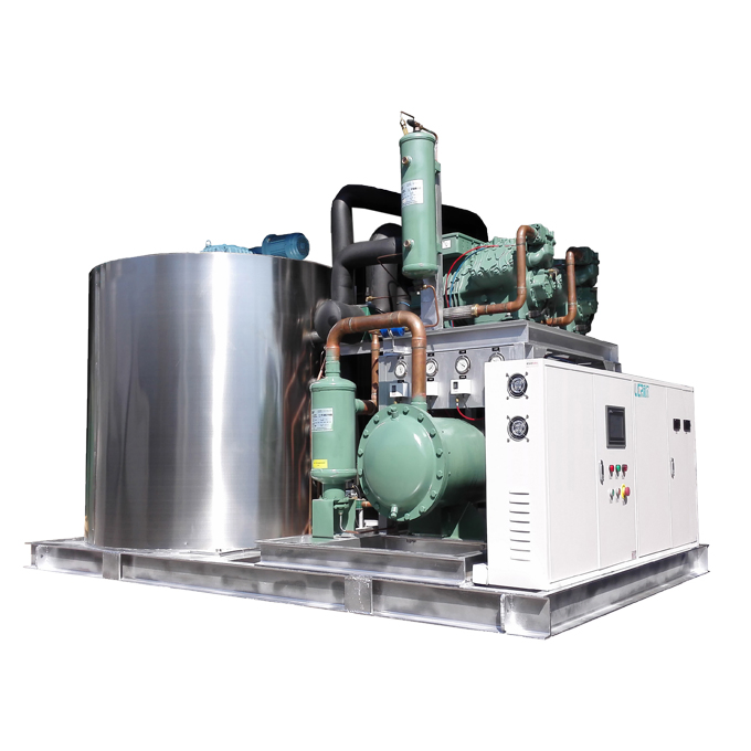 Industrial 5ton Ice Making Machine for Fish Processing Plant 10ton Fish Cooling Preservation Flake Ice Machine